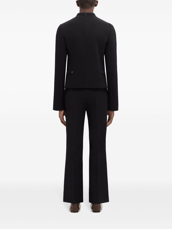 Flared Wool Trousers For Cheap