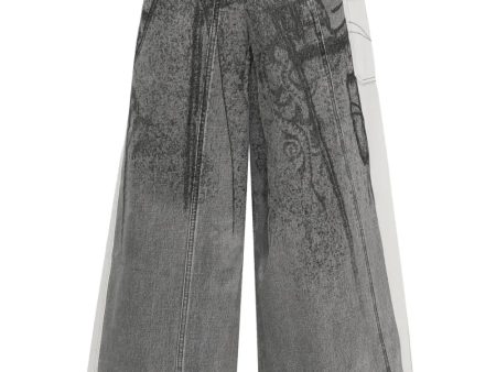 Graphic-Print Jeans on Sale