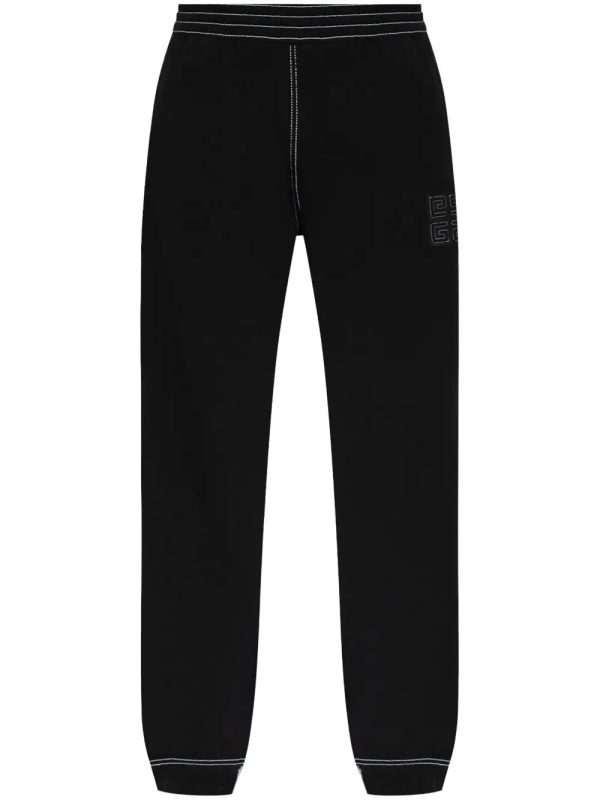 4G-Embroidered Track Pants Online Hot Sale