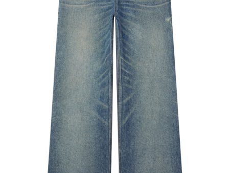 Mid-Rise Wide-Leg Jeans For Sale